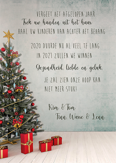 kerstkaartje achterkant